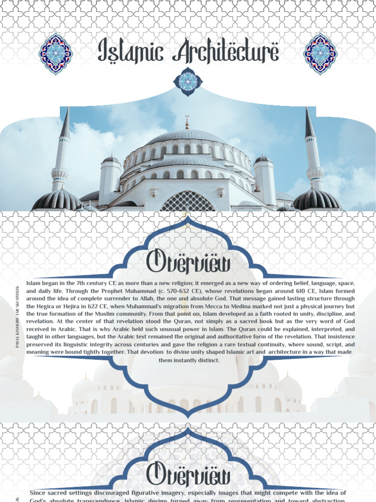 IAR561 Kishore Islamic Architecture | PDF | Mosque | Muhammad