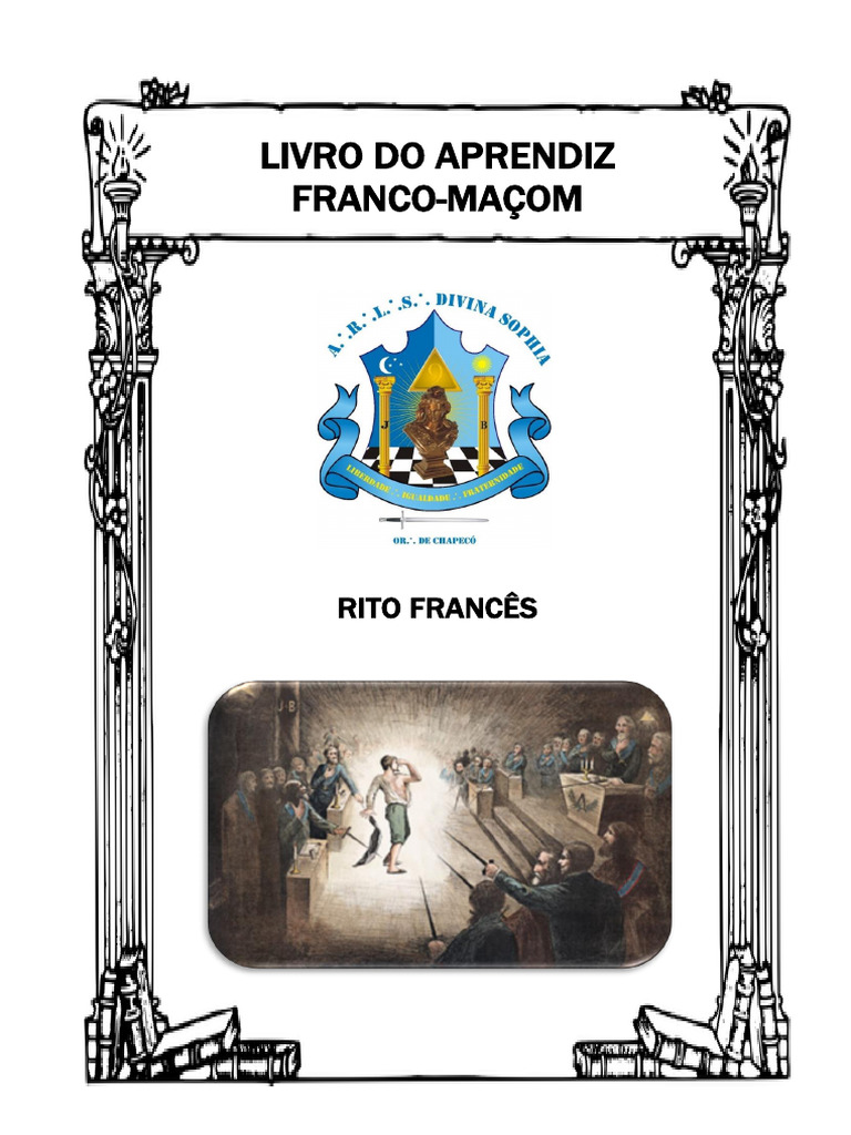 Livro Do Aprendiz Franco-Maçom - Rito Francês | PDF | Loja Maçônica ...