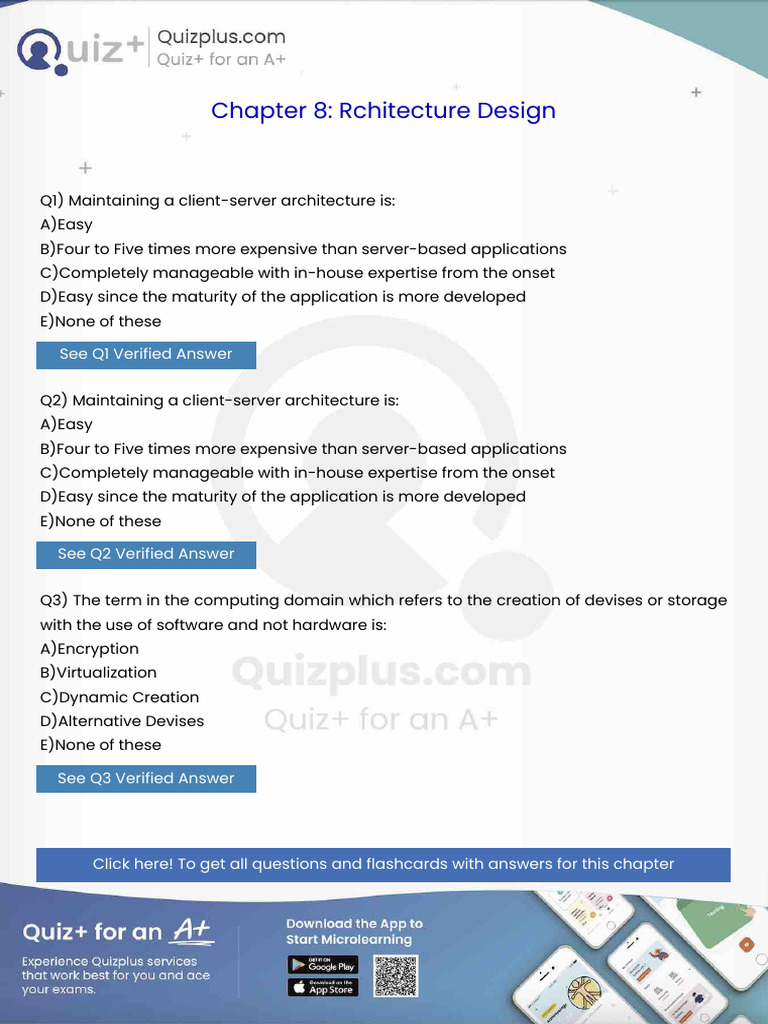 Maintaining a Clientserver Architecture Is | PDF | Databases | Software ...