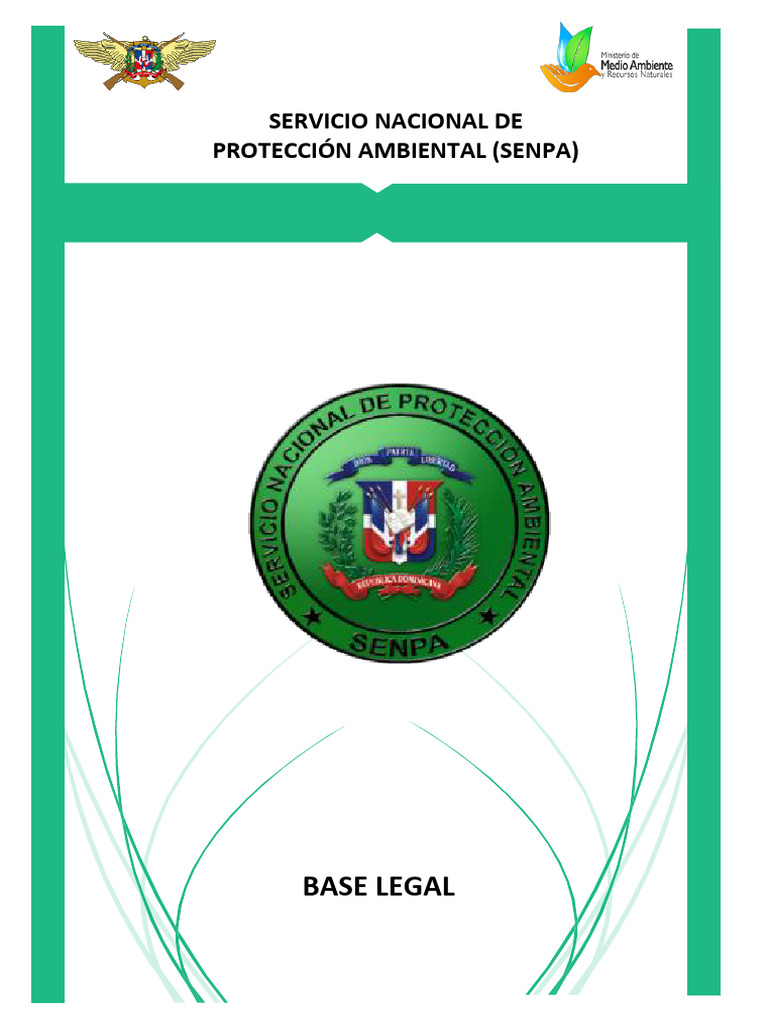 Base Legal Senpa 2019 | PDF | Entorno natural | Residuos