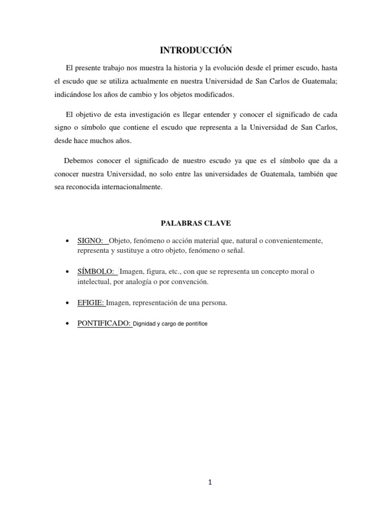 Escudo Usac Pdf Guatemala Los Símbolos