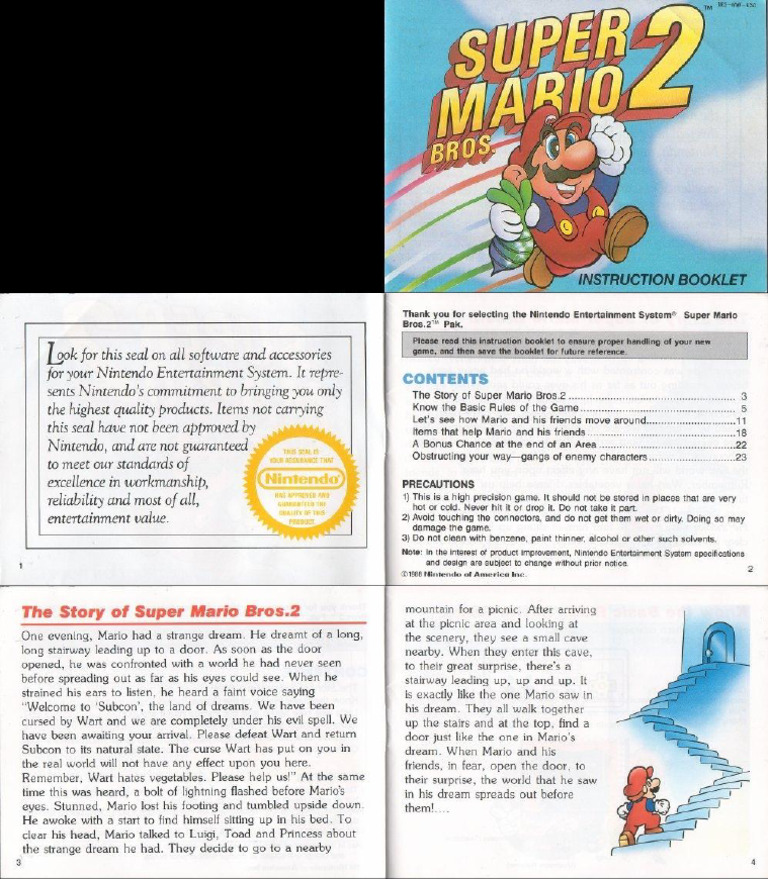 Super Mario Bros 2 | PDF
