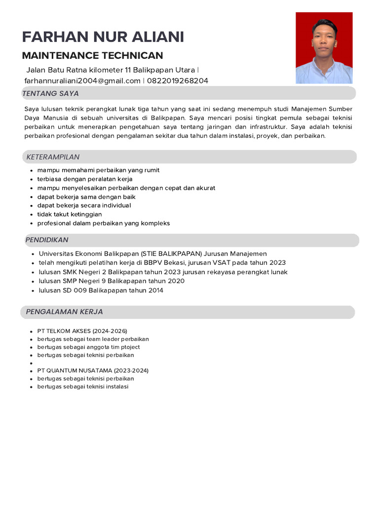 cv farhan | PDF