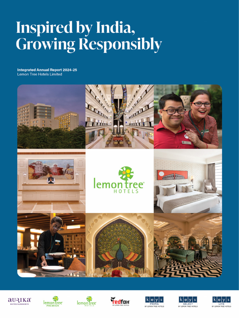 LTHL Integrated Report 2024 25 | PDF | Hotel | Internal Control