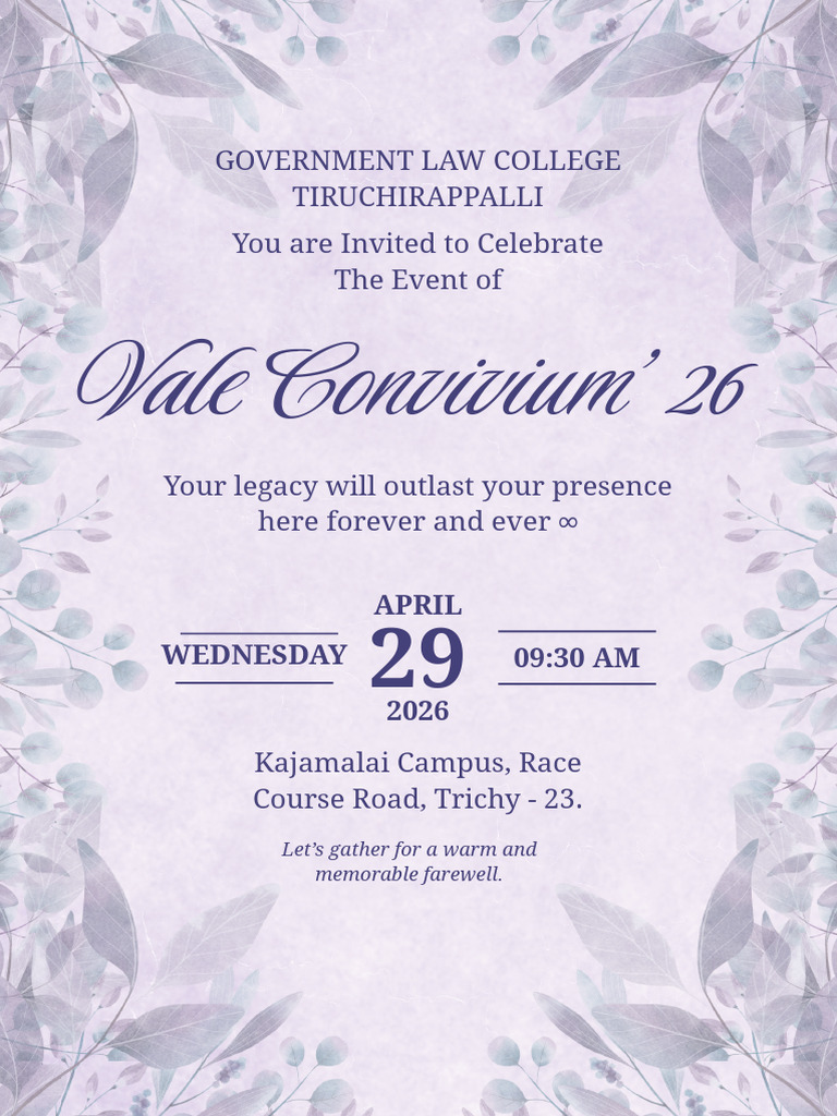 Purple and Green Elegant Retirement Invitation-1 | PDF
