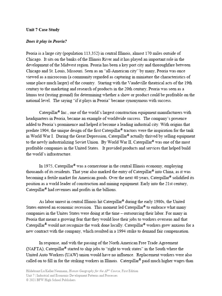 Unit 7 Case Study | PDF | Trade Union | Economies