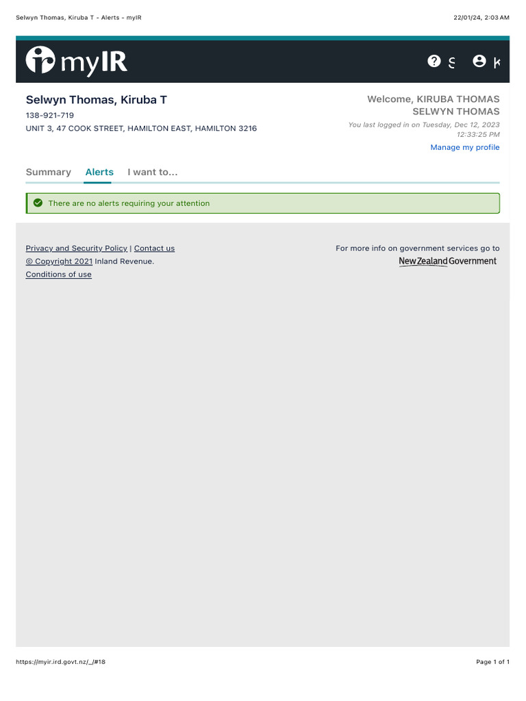Selwyn Thomas, Kiruba T - MyIRD | PDF