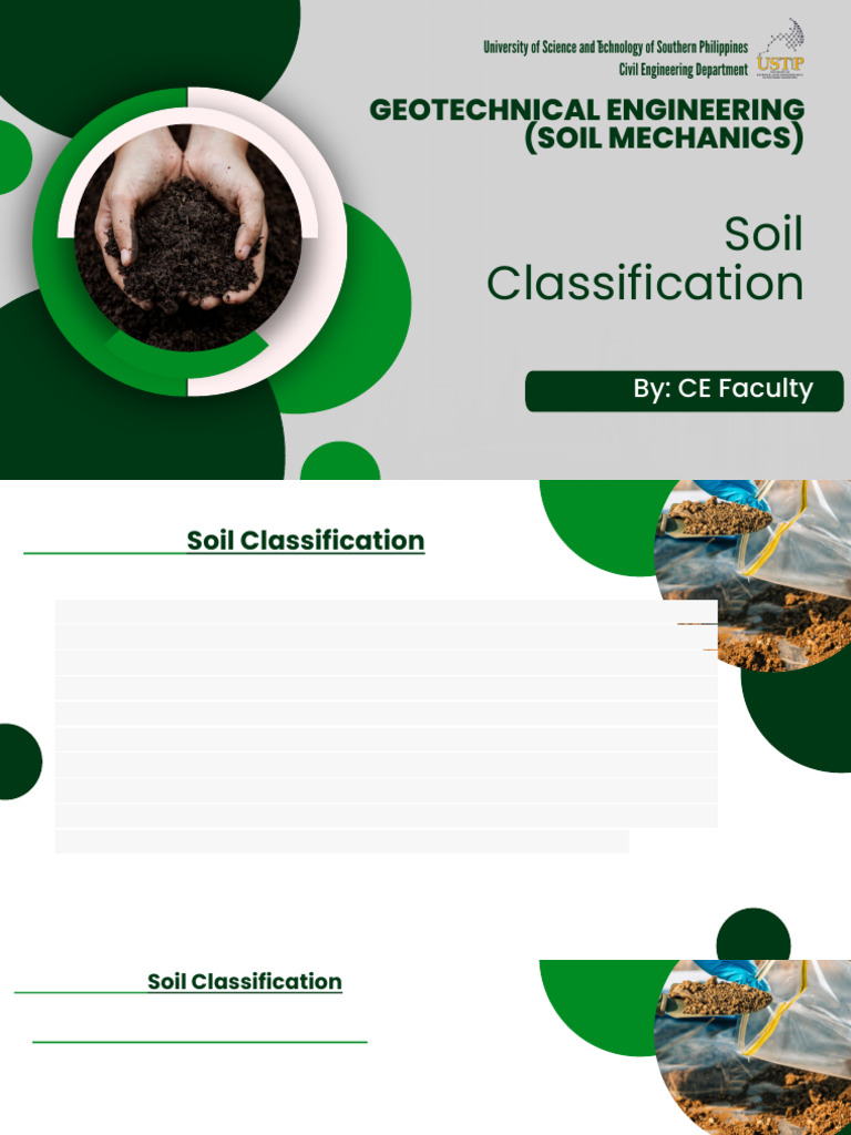 Week 5.1 Soil Classification_USDA AASHTO | PDF | Applied And ...