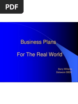 Business Plan OutlineF-1!8!04