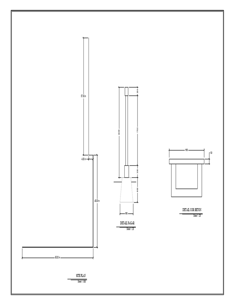 Site Plan TPU Kampung Lama | PDF