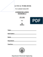 Communicatin System 1 Lab Manual 2011