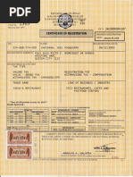 BIR Form 2303 Registration Sample | PDF | Taxes | Economies