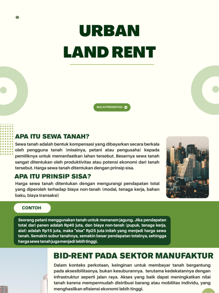 urban land rent | PDF