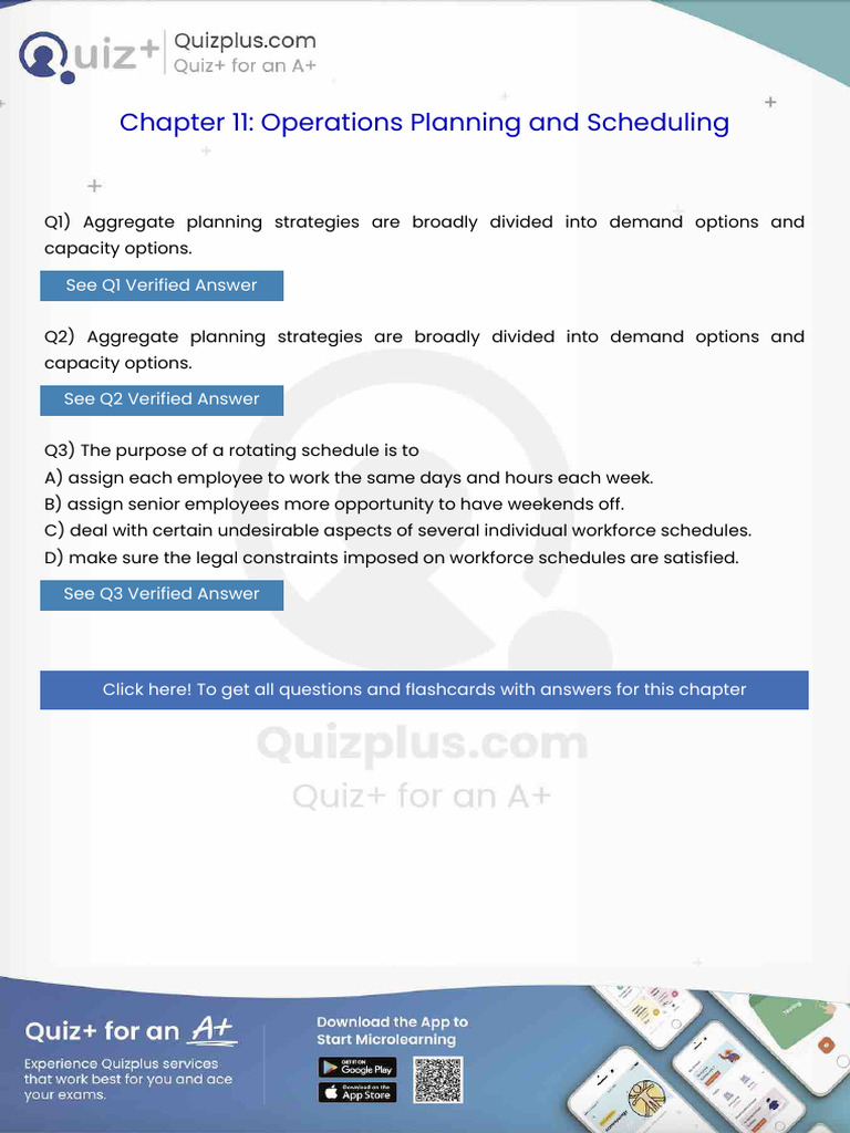 Aggregate Planning Strategies Are Broadly Divided Into Demand Options ...