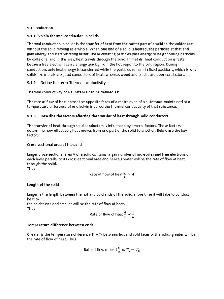 9 Transfer of Thermal Energy | PDF | Greenhouse Effect | Convection