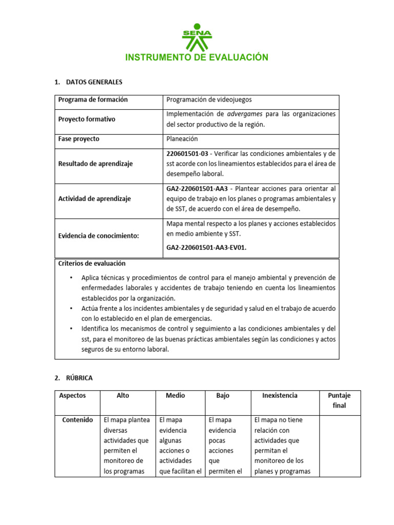 Ie Ga2 220601501 Aa3 Ev01 | PDF | Aprendizaje