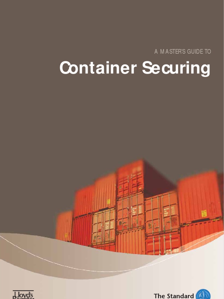 A Masters Guide To Container Securing | PDF | Business