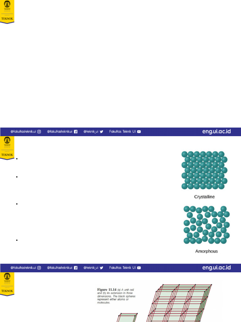 W5 Intermolecular Forces of Solid | PDF | Crystal Structure | Crystal