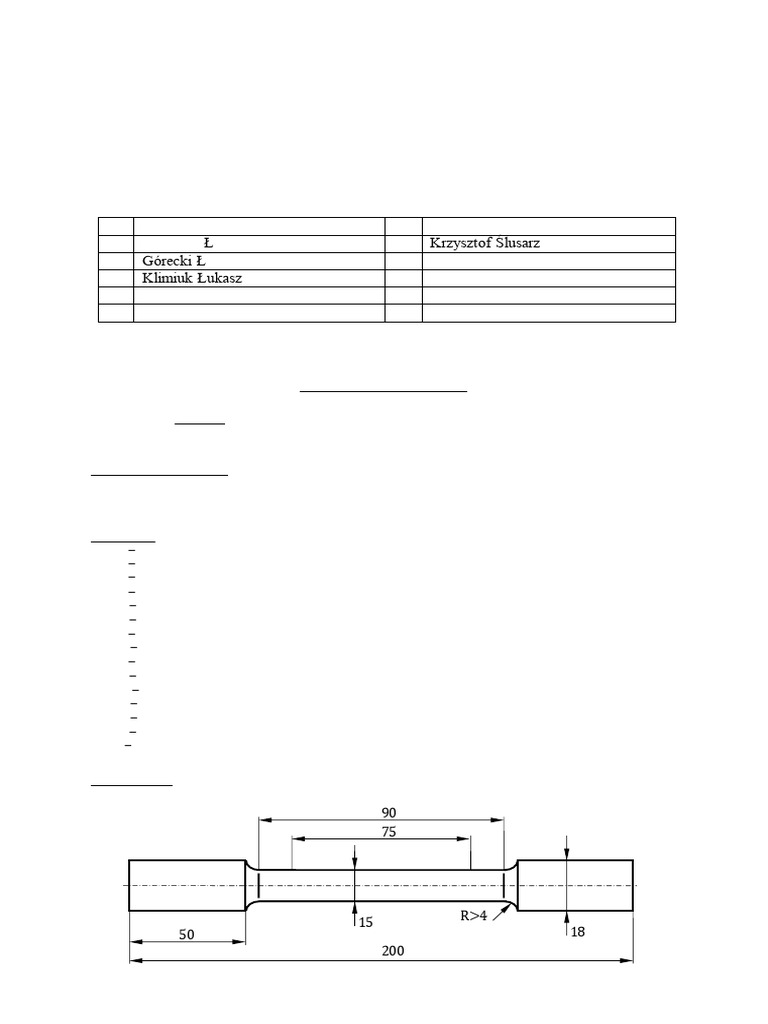 Lab_1 - Static Tensile Test of Metallic Mater | PDF | Ultimate Tensile ...