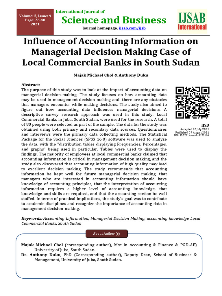 803 Reference Project | PDF | Decision Making | Information