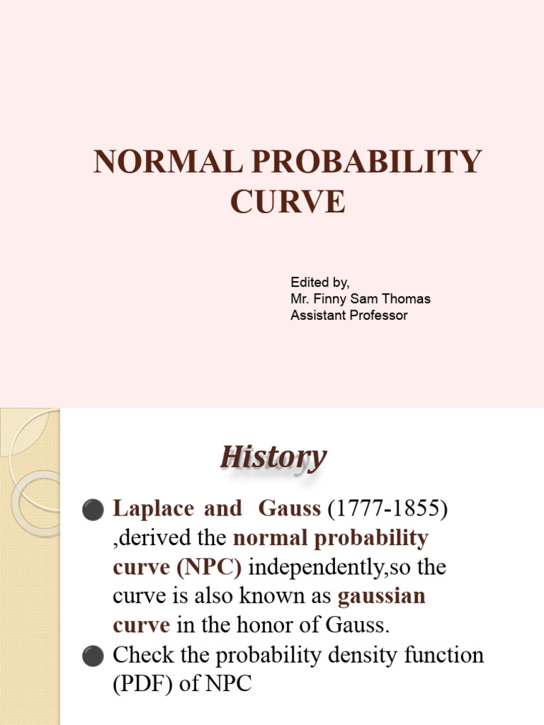 Normal Distribution.pptx | PDF | Skewness | Normal Distribution