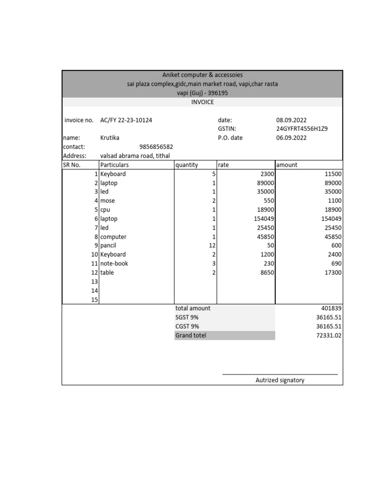 Bill | PDF