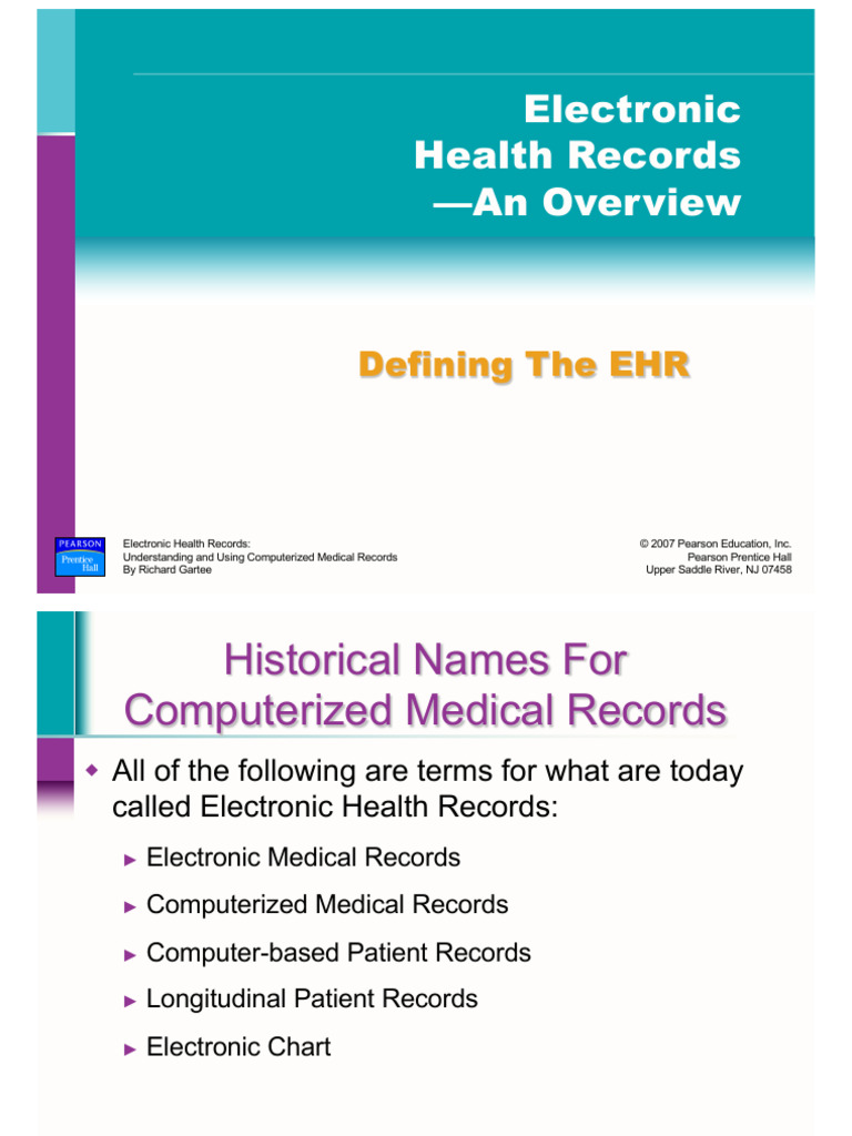 5.ElectronicHealthRecords | PDF | Electronic Health Record | Laptop