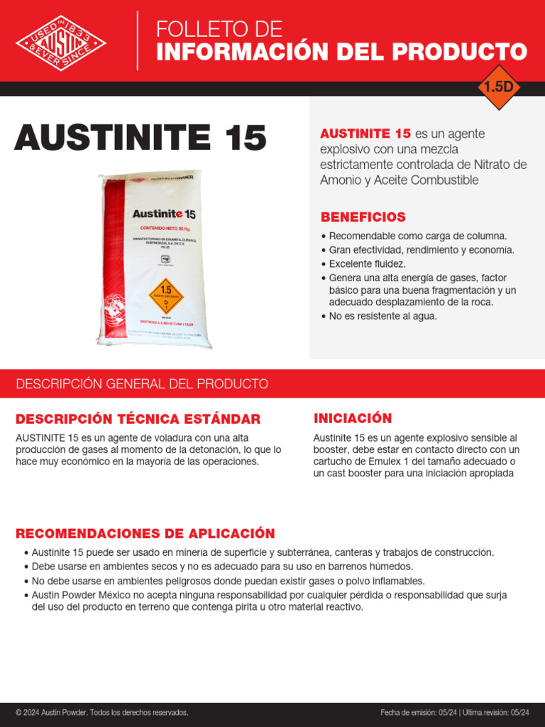 PIB Austinite 15 ES | PDF