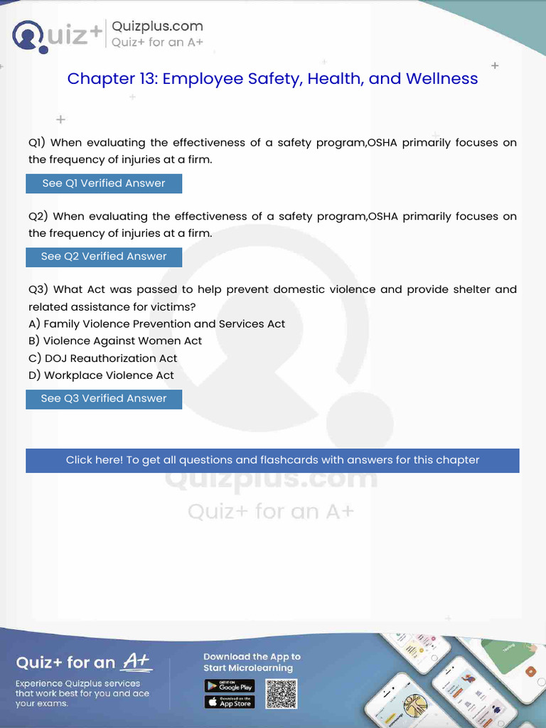 When Evaluating the Effectiveness of a Safety Programosha Primarily ...