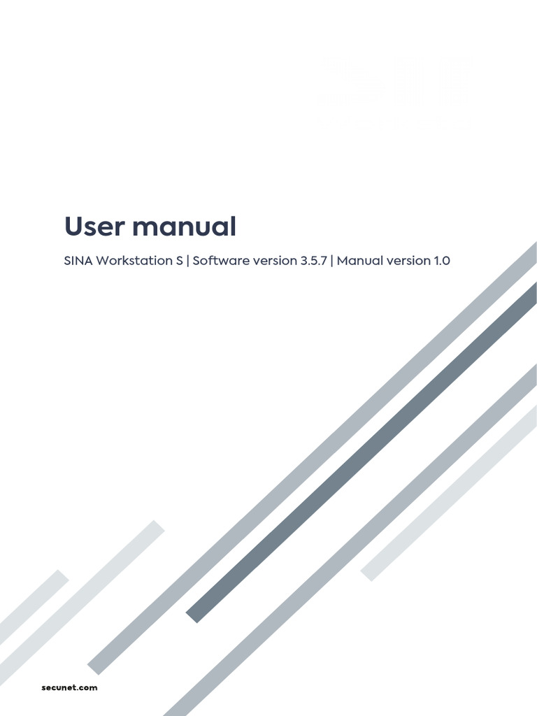 Usermanual SINA Workstation S 3.5.7 En | PDF | Operating System ...