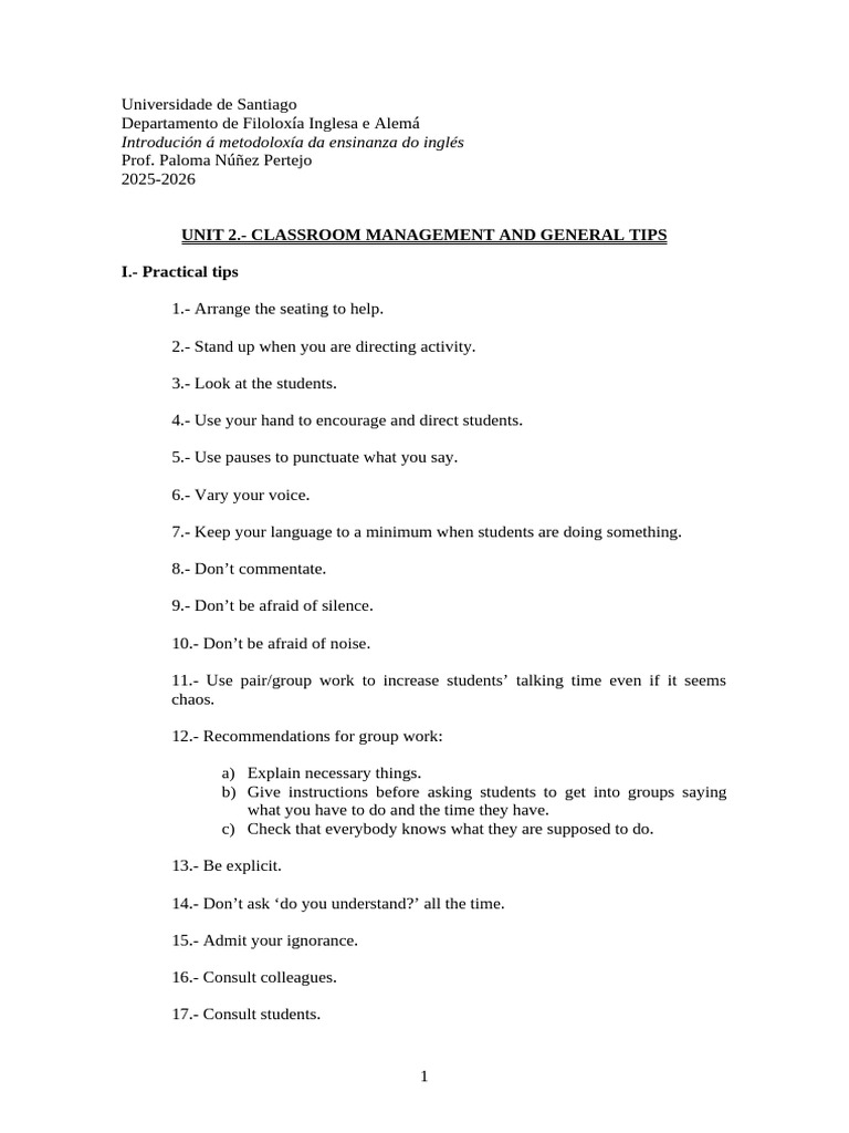Handout | PDF | Teachers | Behavior Modification