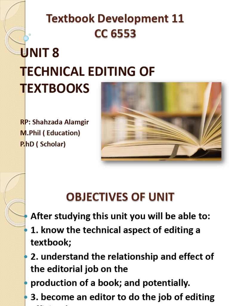 Unit 8 Cc 6553 Textbook Development 11 by Shahzada Alamgir (1) 3 | PDF ...