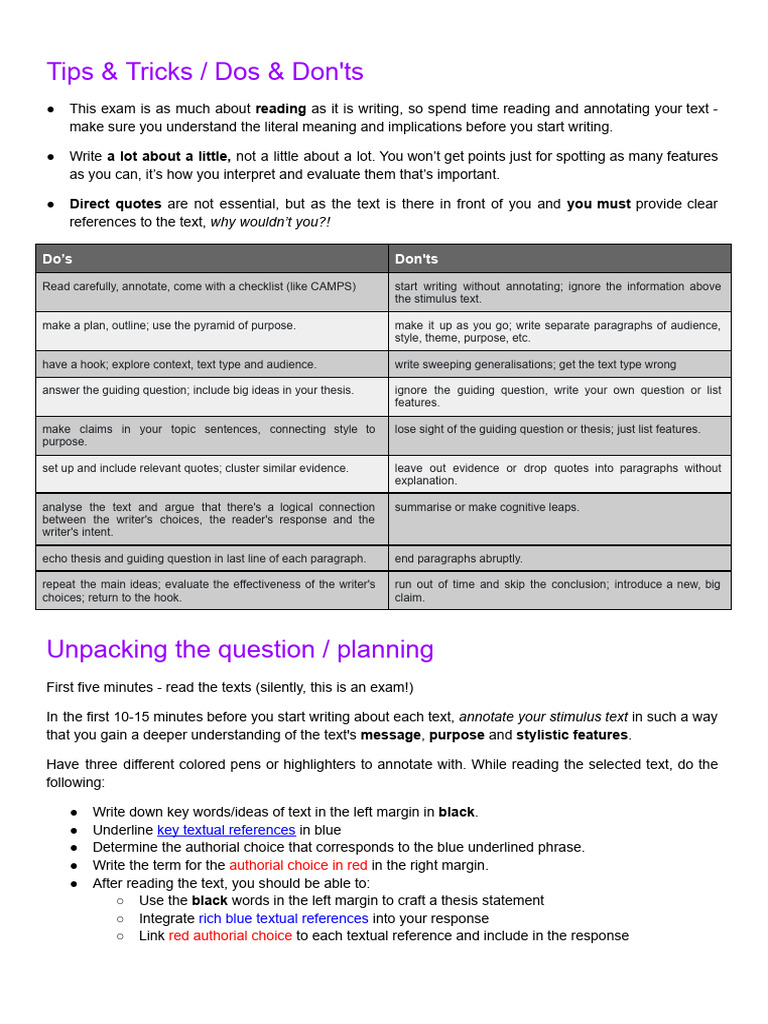 Paper 1 Revision Sheet EDITABLE | PDF | Essays | Cognitive Science