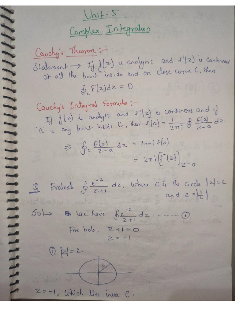 Maths Unit 5 complete notes | PDF
