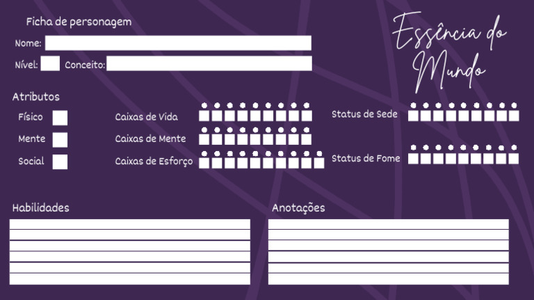 Ficha Editavel 2.0 | PDF