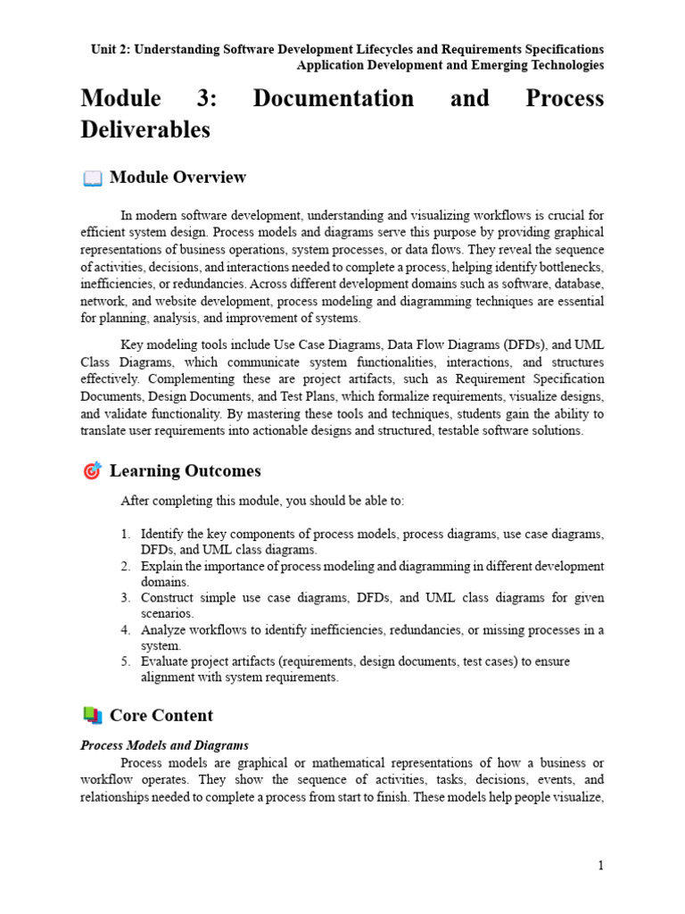Unit 2 Module 3 | PDF | Use Case | Software Development