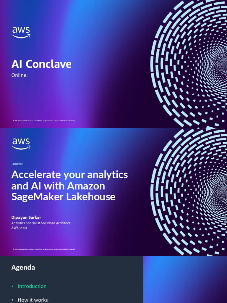 Accelerate Your Analytics and AI With Amazon SageMaker Lakehouse | PDF ...