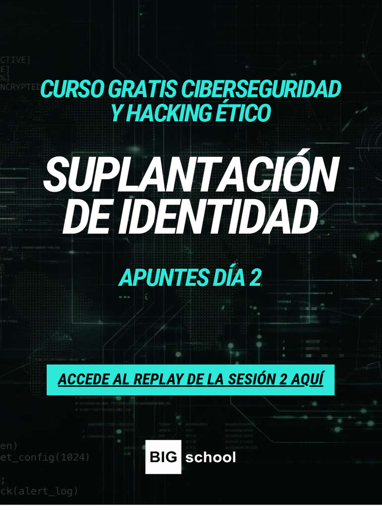 Curso Ciberseguridad y Hacking Etico Apuntes Dia 2 | PDF | Redes ...