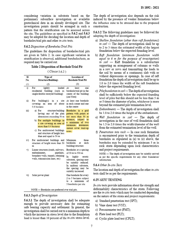 Is Code Reference Page | PDF | Foundation (Engineering) | Geotechnical ...