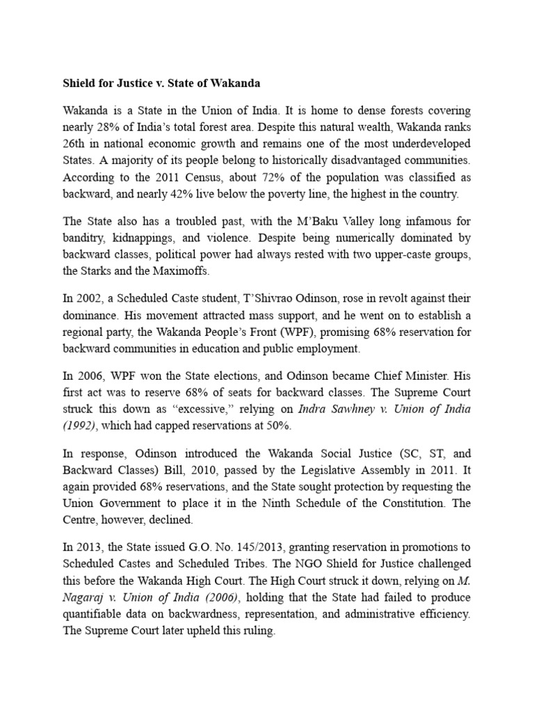 Novice Moot Problem 2025 | PDF | Justice | Crime & Violence