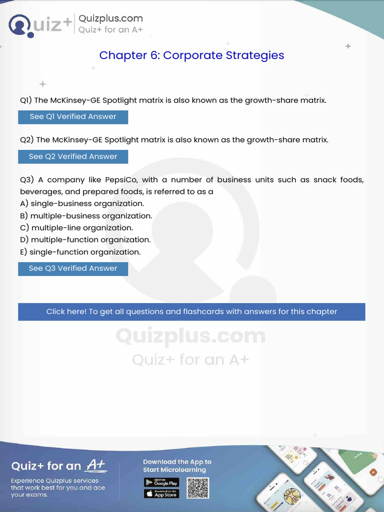 The Mckinseyge Spotlight Matrix is Also Known as the Growthshare Matrix ...