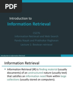 Introduction To: Information Retrieval