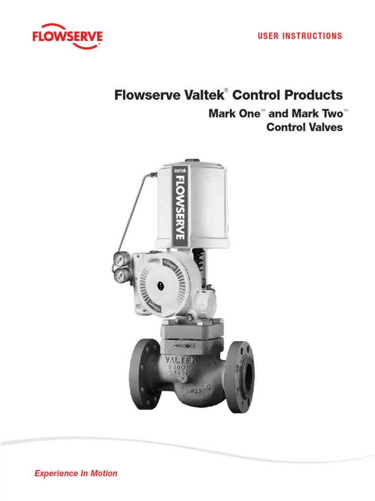 Copia de Flowserve Valtek Mark One Control Valve User Instructions ...