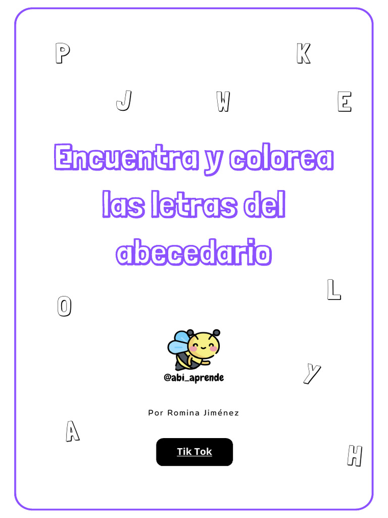 Encuentra y Colorea La Letra | PDF