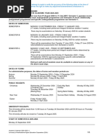 Academic Calendar 2025-2026 Overview | PDF | Higher Education | Observances