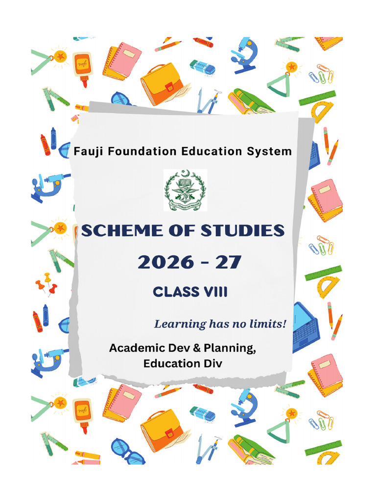 Viii (Fbise) Sos 26-27 | PDF | Reading Comprehension | Mathematics