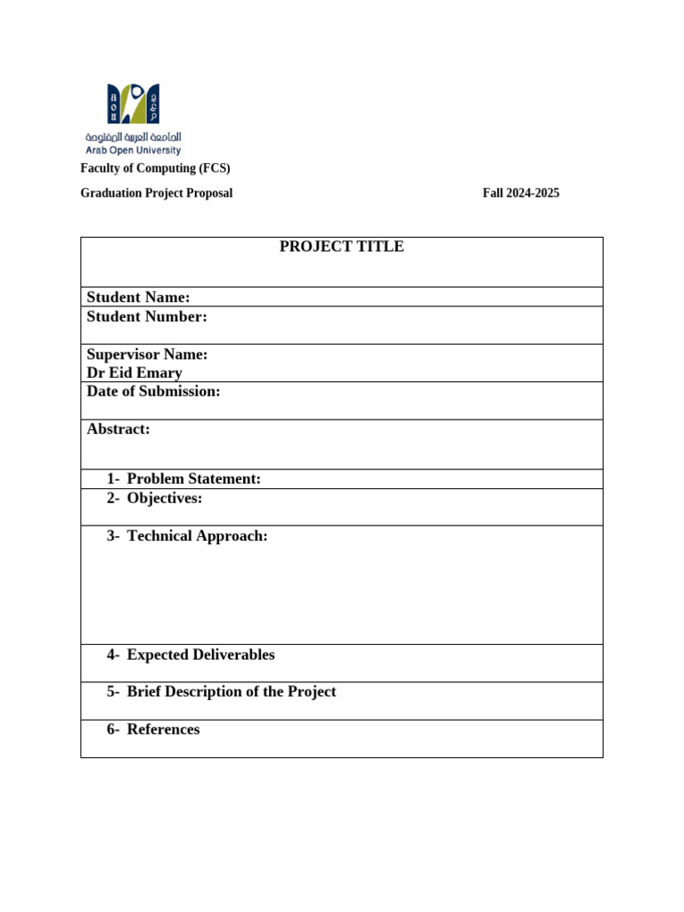 GP Proposal Template | PDF