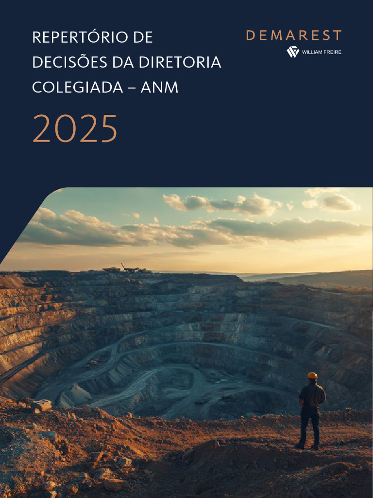 Relatório da ANM 2025 | PDF | Economia | Mineração