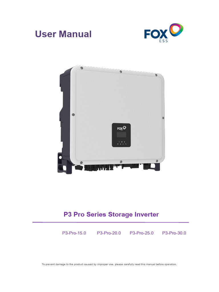P3 Pro User Manual | PDF | Electrical Wiring | Capacitor