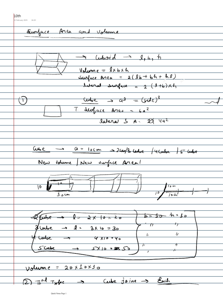 02 February 2025 16:20: Quick Notes Page 1 | PDF